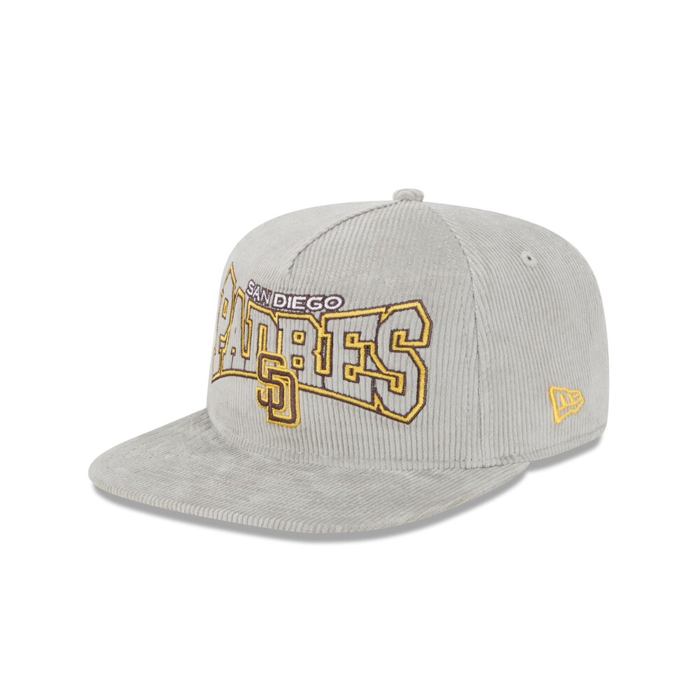 New Era San Diego Padres Gray Cord Golfer Hat - One Size